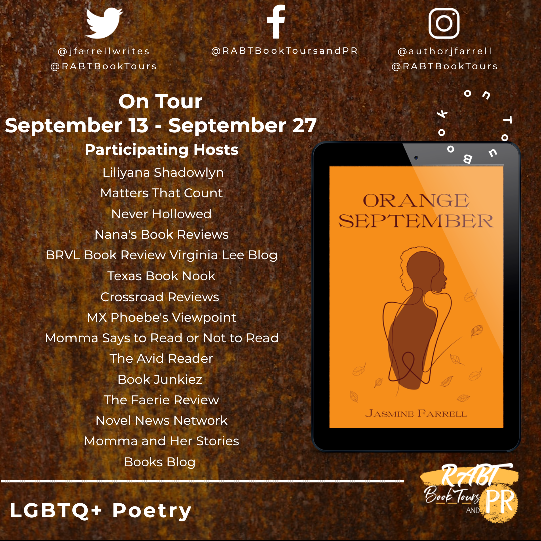 Orange September Book Tour