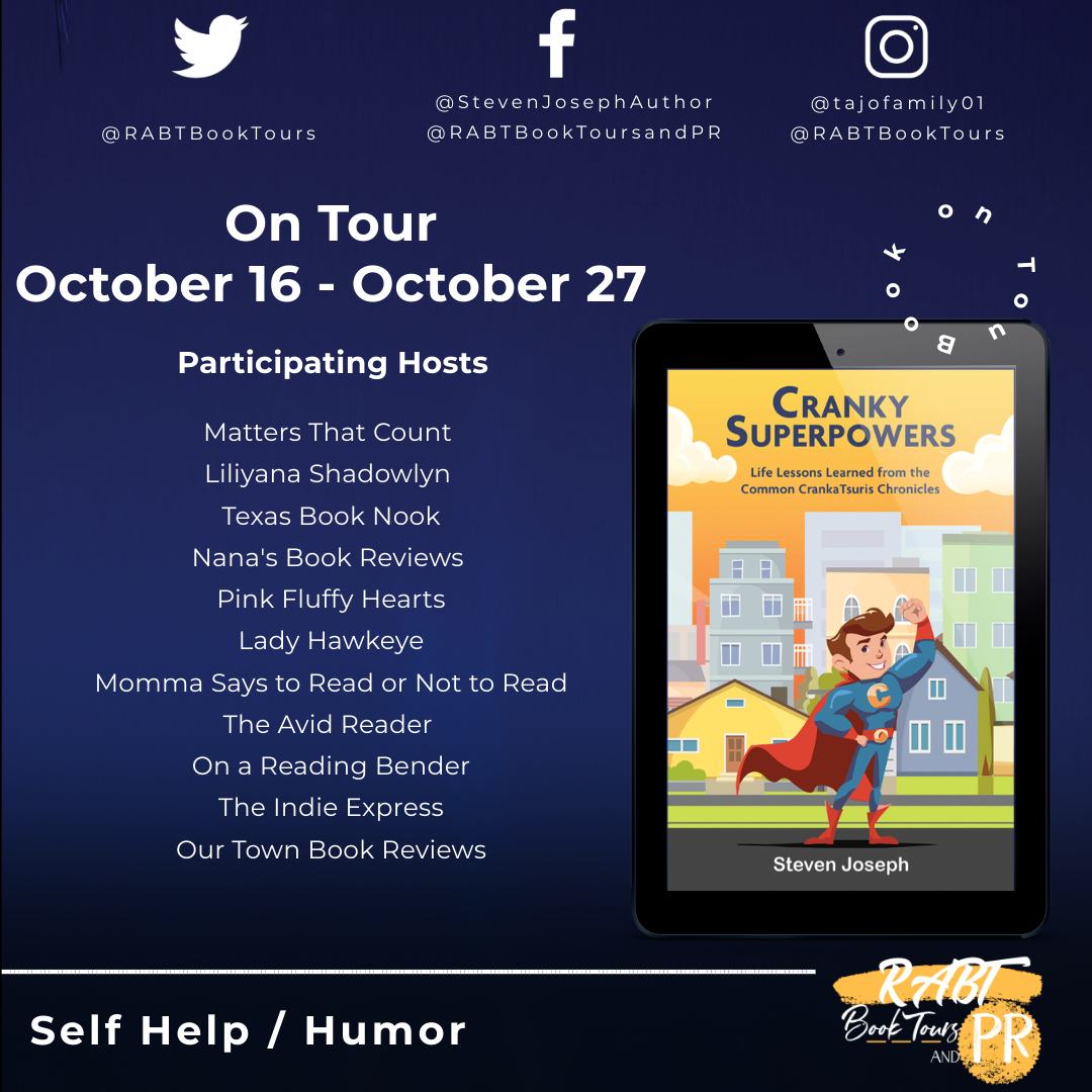 Cranky Superpowers Book Tour