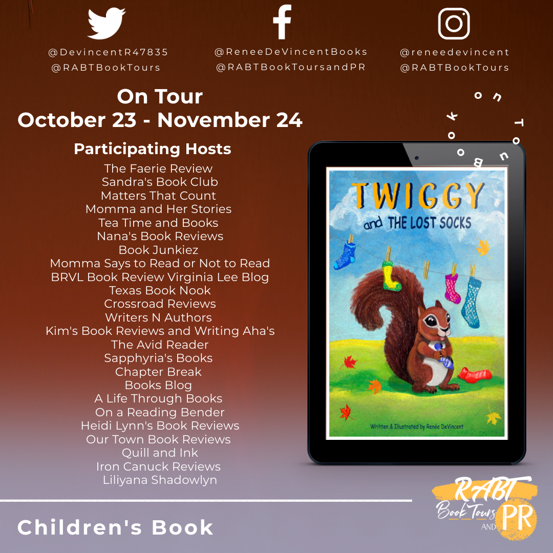 Twiggy and the Lost Socks Book Tour